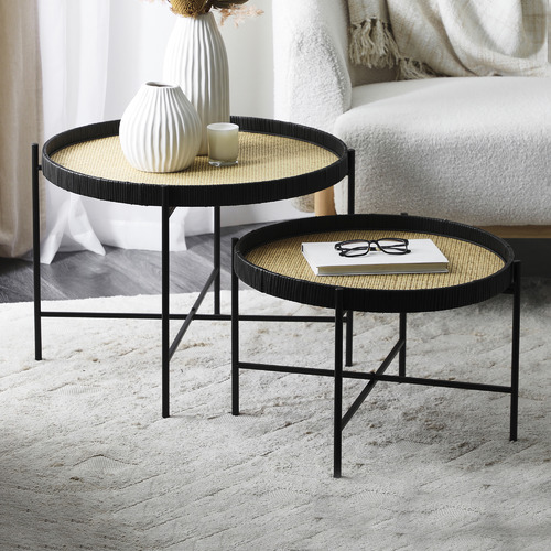 Two piece store coffee table set